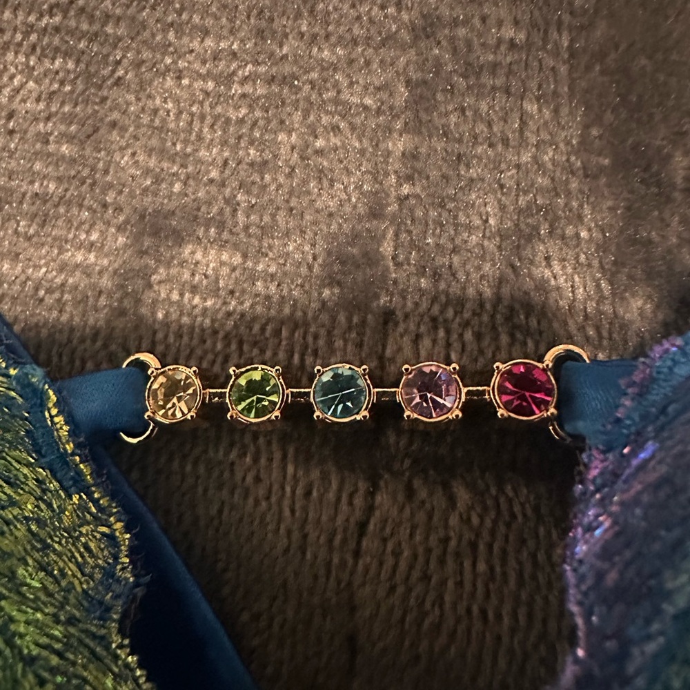 Honey Birdette Delphine Rainbow Bralette Size XS - Picture 5 of 6